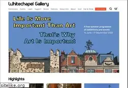 Sites similar to whitechapelgallery.org