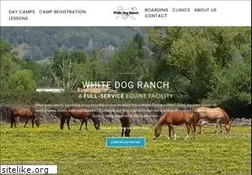 Sites similar to whitedogranch.com