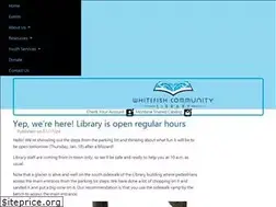 Sites similar to whitefishlibrary.org