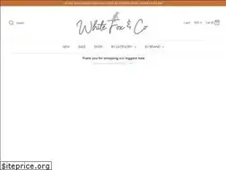 Sites similar to whitefoxandco.co.nz