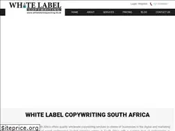 Sites similar to whitelabelcopywriting.co.za
