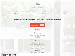 Sites similar to whitemaplecafe.com