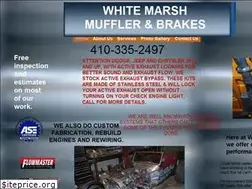 Sites similar to whitemarshmuffler.com