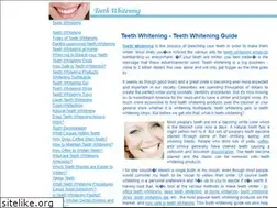 Sites similar to whitenteeth.net