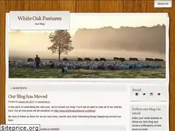 Sites similar to whiteoakpastures.wordpress.com