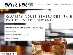 Sites similar to whiteowlsocialclub.com