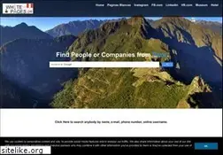 Sites similar to whitepages.pe