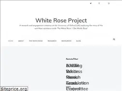 Sites similar to whiteroseproject.org