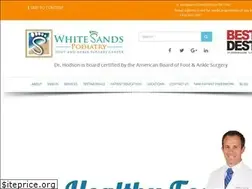 Sites similar to whitesandspodiatry.com