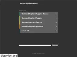 Sites similar to whiteshepherd.mobi
