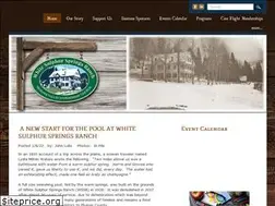 Sites similar to whitesulphurspringsranch.com