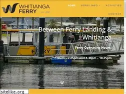 Sites similar to whitiangaferry.co.nz