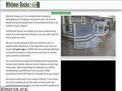 Sites similar to whitmerdecks.com