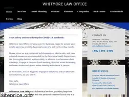 Sites similar to whitmorelaw.com