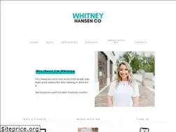 Sites similar to whitneyhansen.com