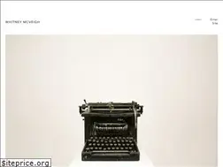 Sites similar to whitneymcveigh.com