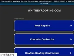 Sites similar to whitneyroofing.com