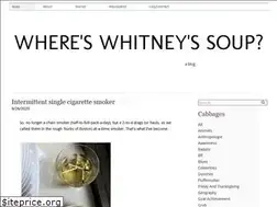 Sites similar to whitneysoup.com