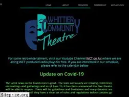 Sites similar to whittiercommunitytheatre.org