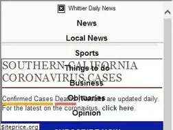 Sites similar to whittierdailynews.com
