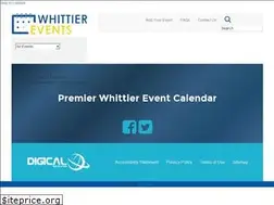 Sites similar to whittierevents.com