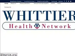 Sites similar to whittierhealth.com