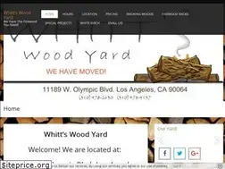 Sites similar to whittswoodyard.com