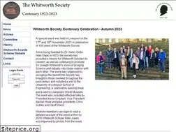 Sites similar to whitworthsociety.org