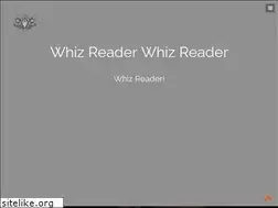 Sites similar to whizreader.com