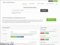 Sites similar to who-calls-me.us