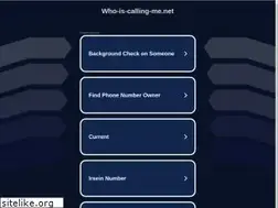 Sites similar to who-is-calling-me.net