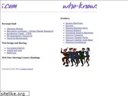Sites similar to who-knows.com