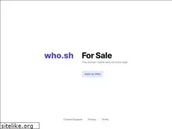 Sites similar to who.sh