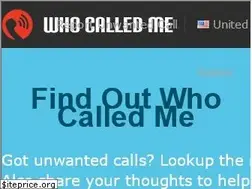 Sites similar to whocalledme.net