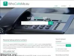 Sites similar to whocallsme.eu