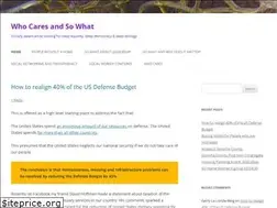 Sites similar to whocaresandsowhat.info