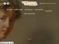 Sites similar to whodoesshethinksheis.net
