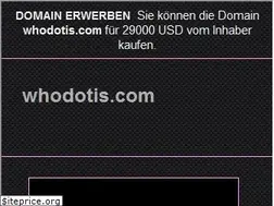 Sites similar to whodotis.com