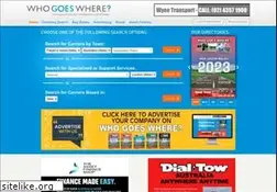 Sites similar to whogoeswhere.com