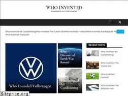 Sites similar to whoinvent.com