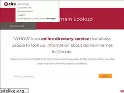 Sites similar to whois.cira.ca