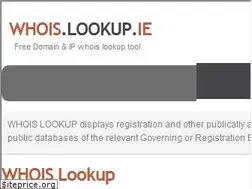 Sites similar to whois.lookup.ie