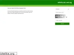 Sites similar to whois.nic.net.ng