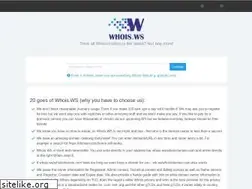 Sites similar to whois.ws