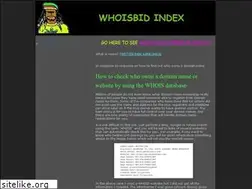 Sites similar to whoisbid.com