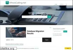 Sites similar to whoiscalling.net