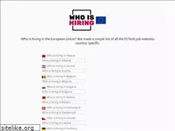 Sites similar to whoishiring.eu