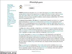 Sites similar to whoisinfo.guru