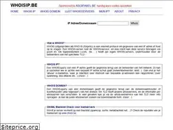 Sites similar to whoisip.be