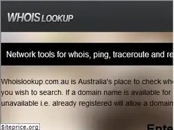 Sites similar to whoislookup.com.au